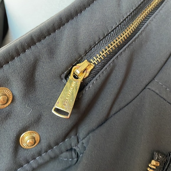 MICHAEL Michael Kors Gold Zipper Coat - Picture 4 of 10